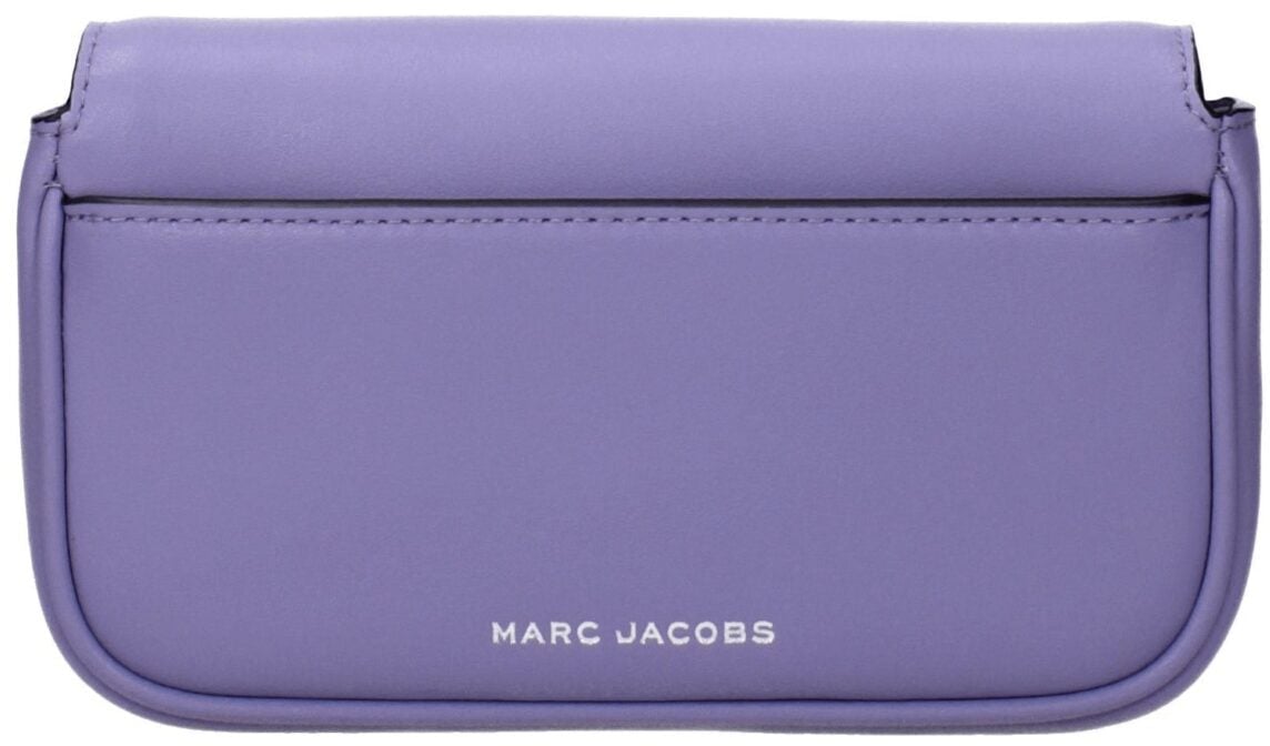 Marc Jacobs Purple Leather Crossbody Bag Paars