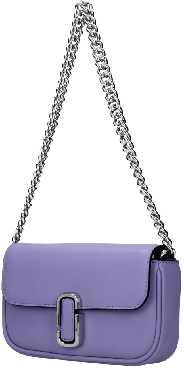 Marc Jacobs Purple Leather Crossbody Bag Paars