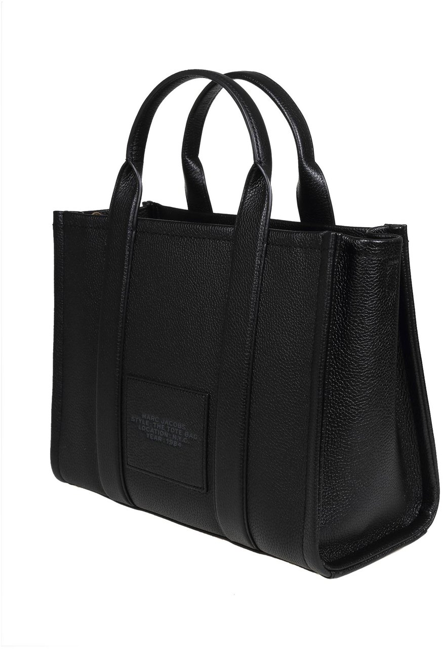 Marc Jacobs Marc jacobs medium tote in black leather Zwart