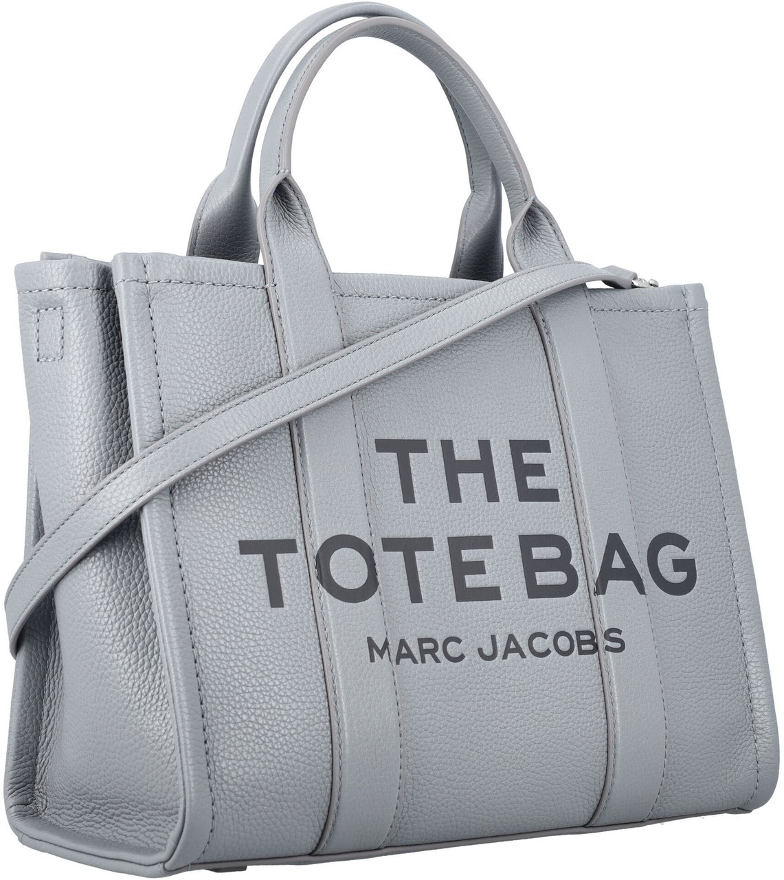 Marc Jacobs The Medium Tote Leather Wolf Grey Grijs