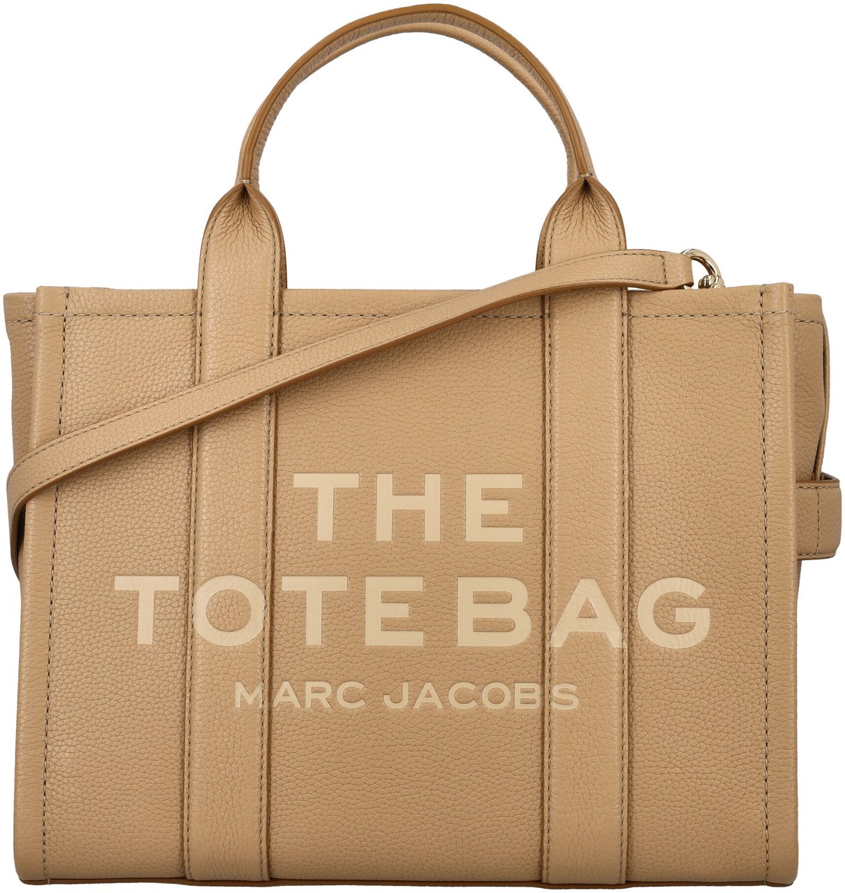 Marc Jacobs The Medium Tote Leather Marrone Bruin