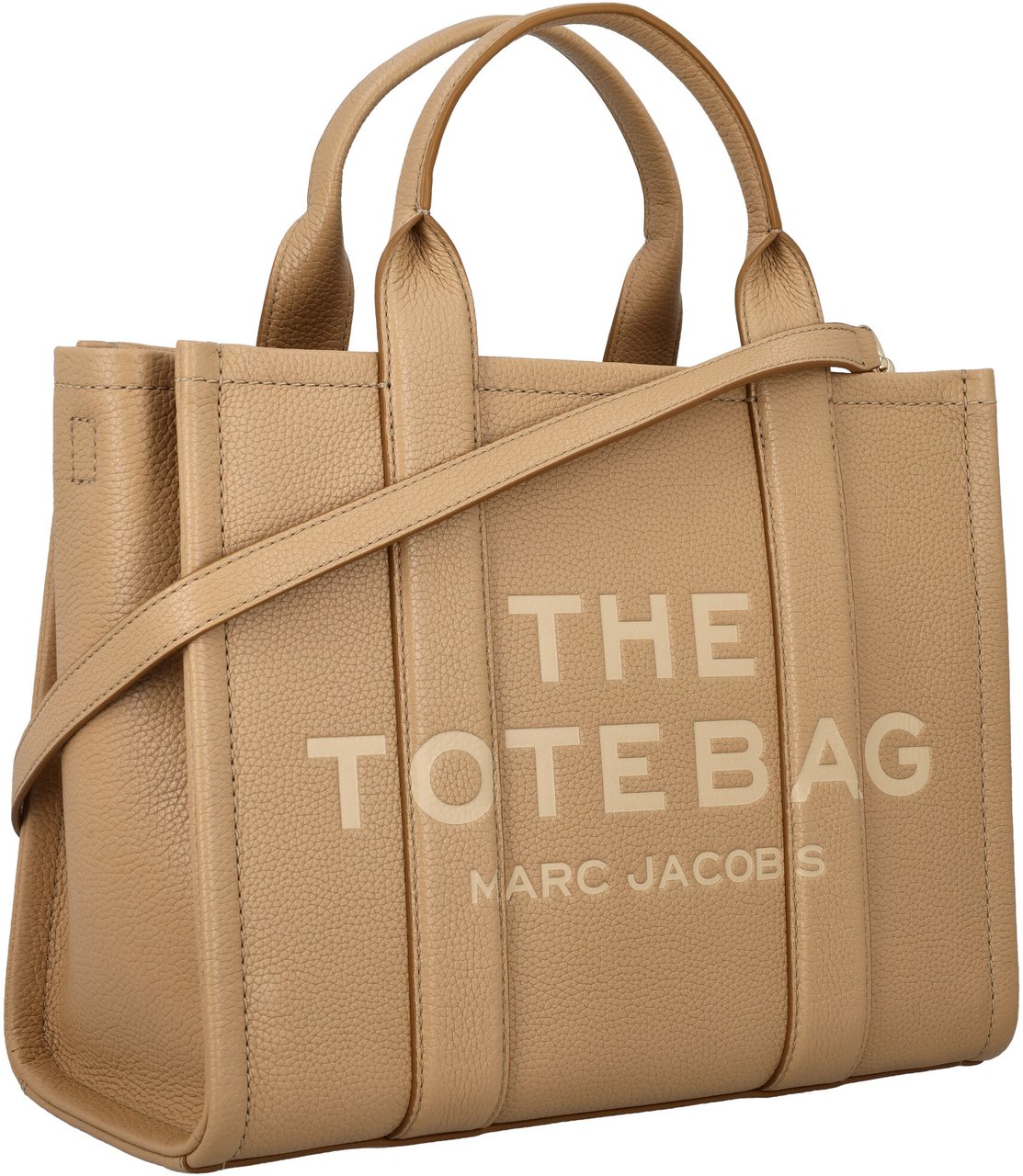 Marc Jacobs The Medium Tote Leather Marrone Bruin