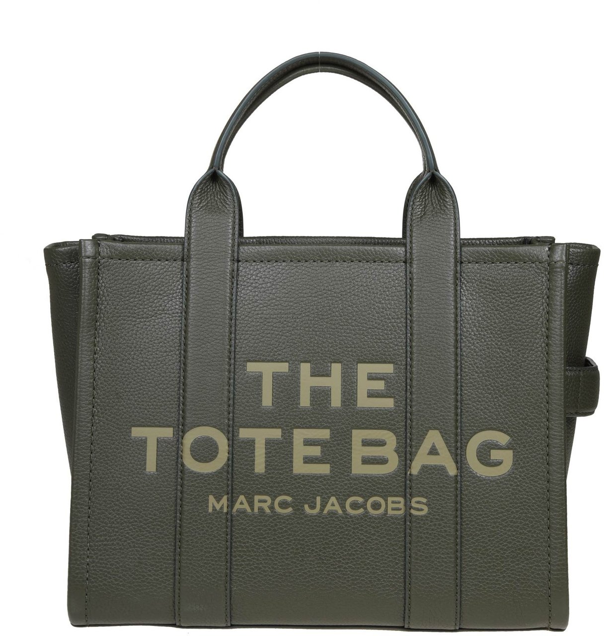 Marc Jacobs Marc jacobs medium tote in green leather Groen