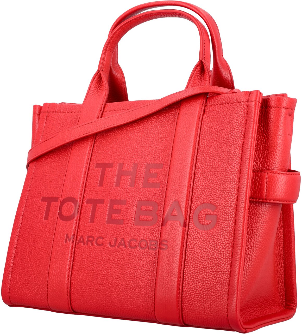 Marc Jacobs The Medium Tote Leather True Red Rood