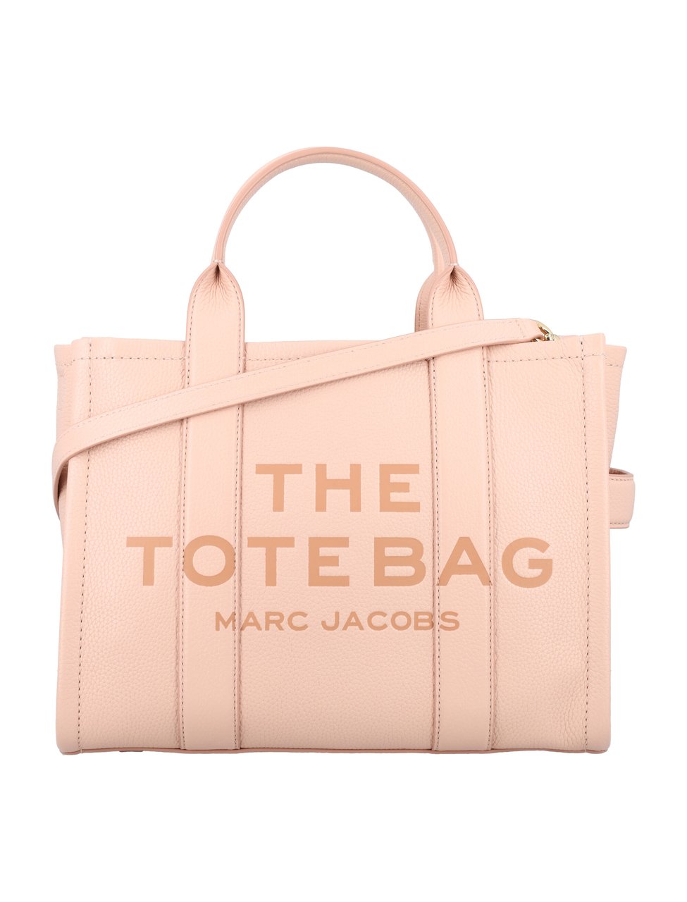 Marc Jacobs The Medium Tote Leather Rosa Roze