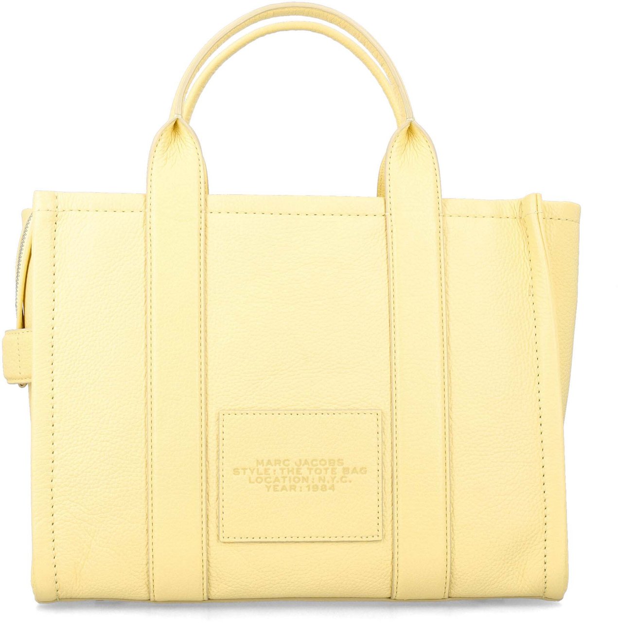 Marc Jacobs The Medium Tote Leather Custard Geel