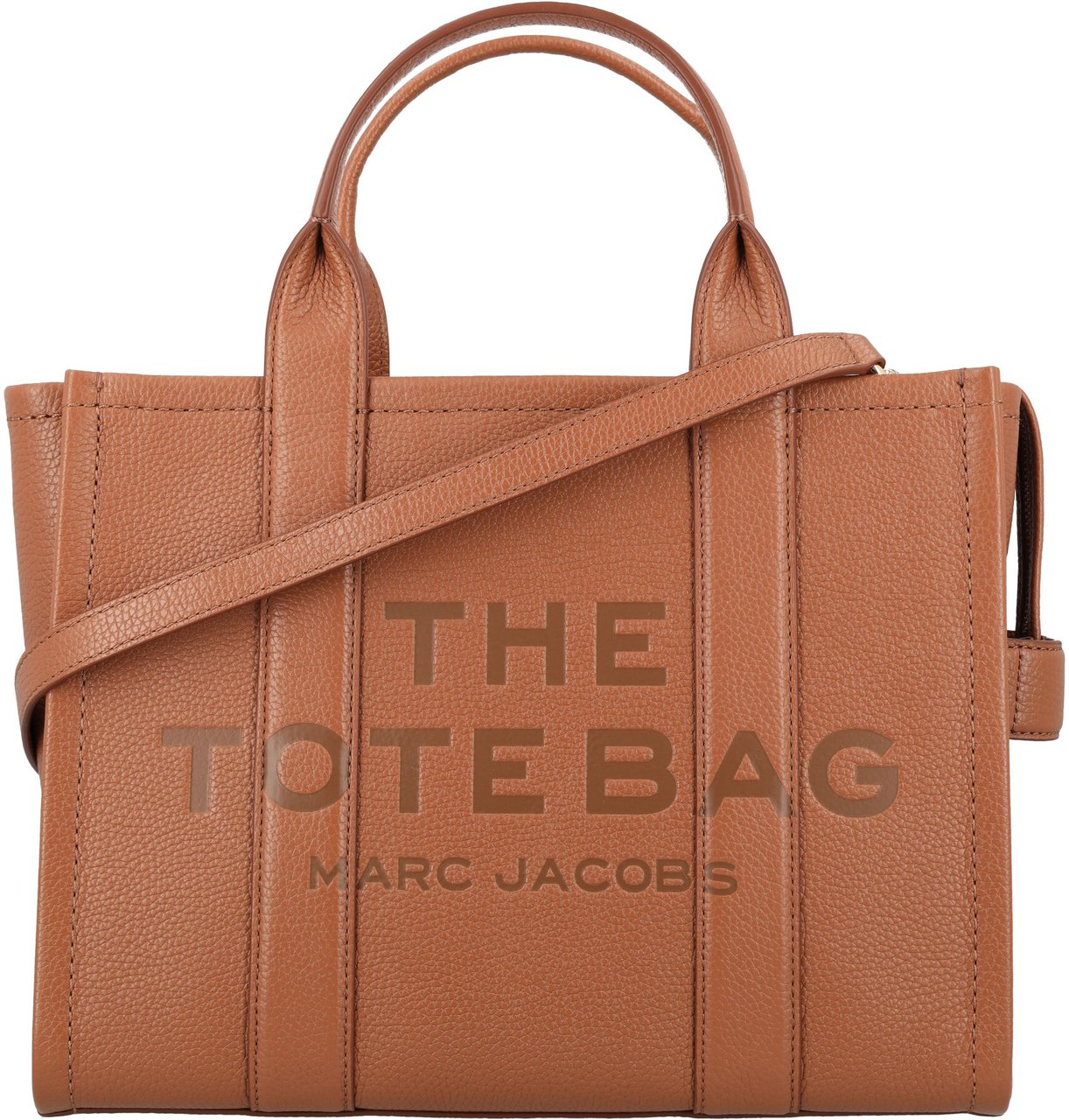 Marc Jacobs The Leather Medium tote bag Goud