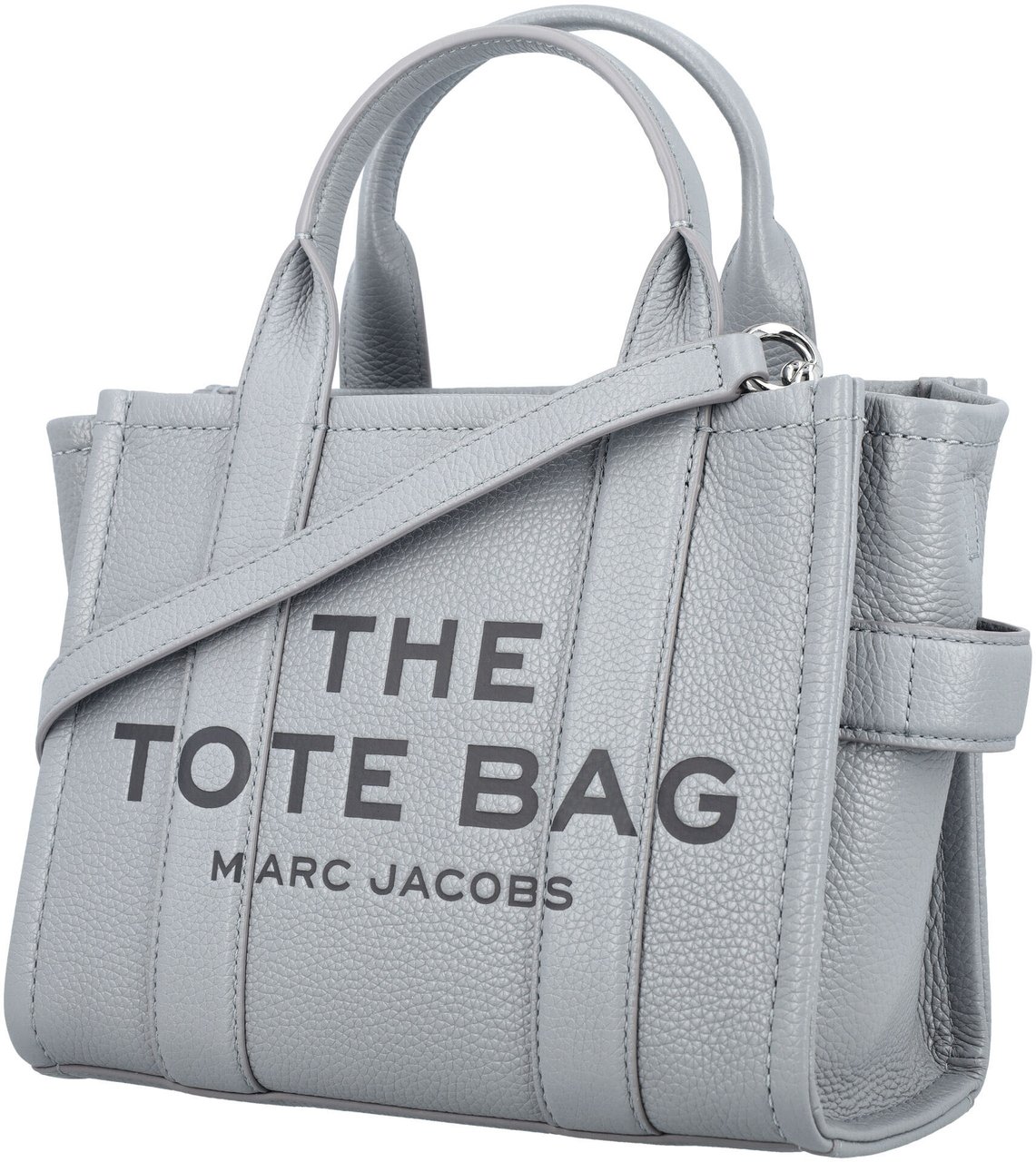 Marc Jacobs The Small Tote Leather Wolf Grey Grijs