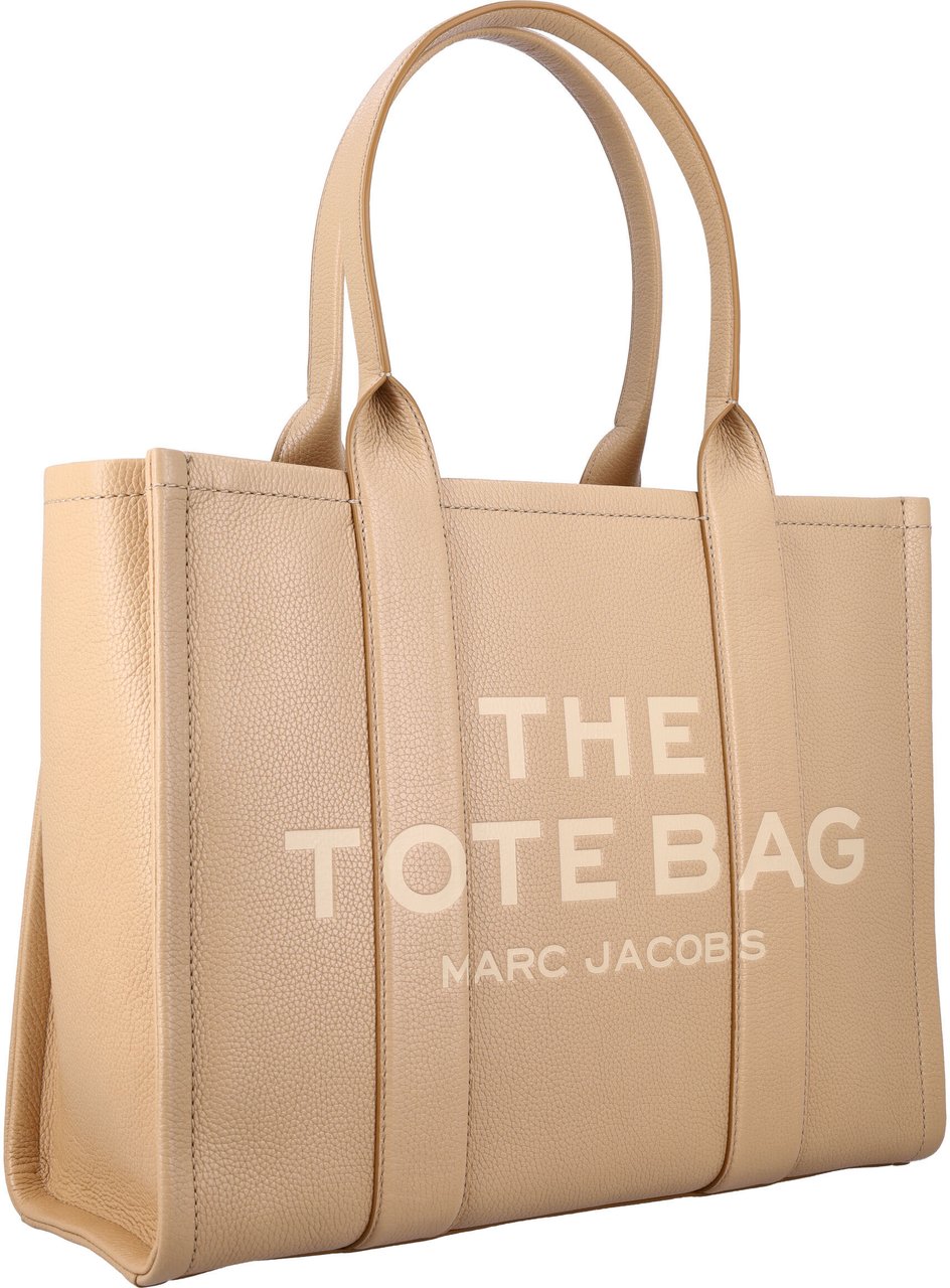 Marc Jacobs The Large Tote Leather Marrone Bruin