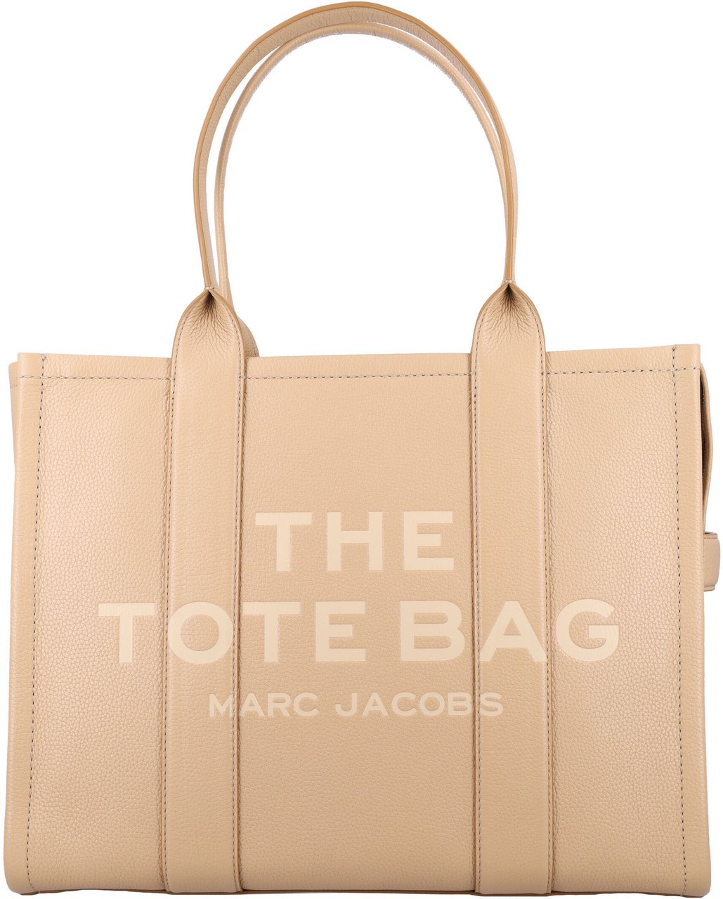 Marc Jacobs The Large Tote Leather Marrone Bruin