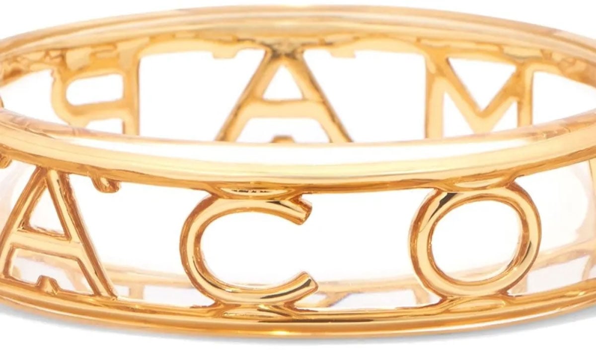 Marc Jacobs The Monogram Bangle Bracelet Goud