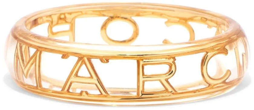 Marc Jacobs The Monogram Bangle Bracelet Goud