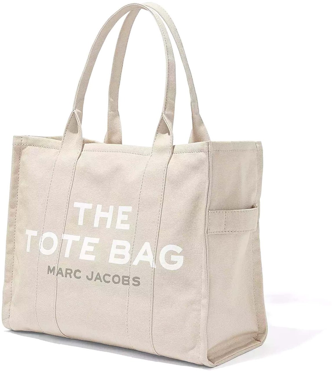 Marc Jacobs The Large Tote Beige Blauw