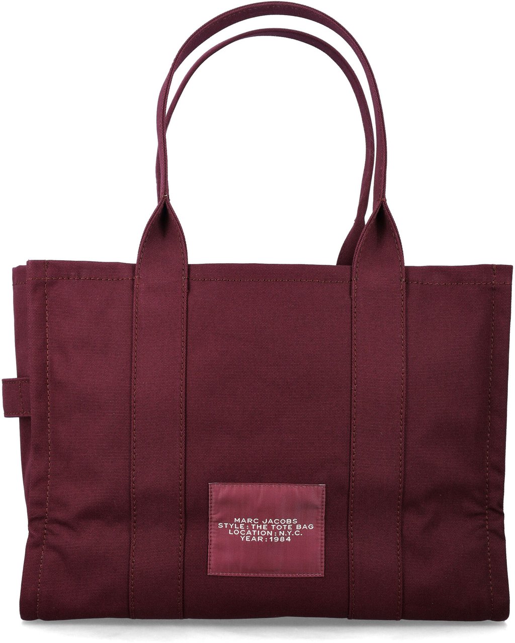 Marc Jacobs The Large Tote Canvas Dark Plum Paars