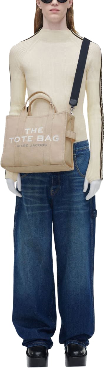 Marc Jacobs The Medium Tote Beige Blauw