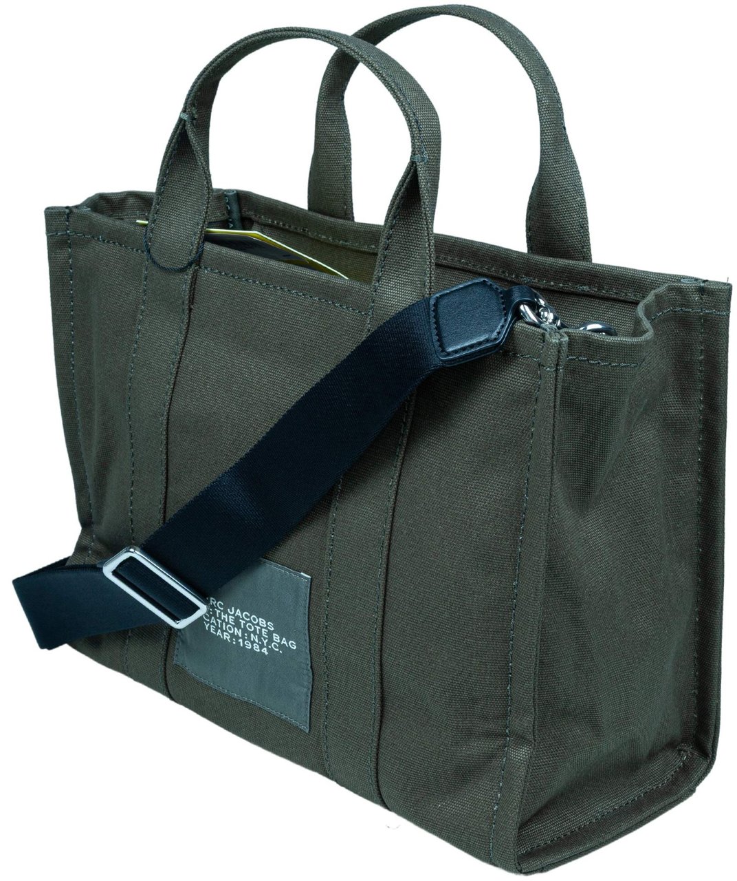 Marc Jacobs Marc jacobs the medium canvas tote, forest green Groen