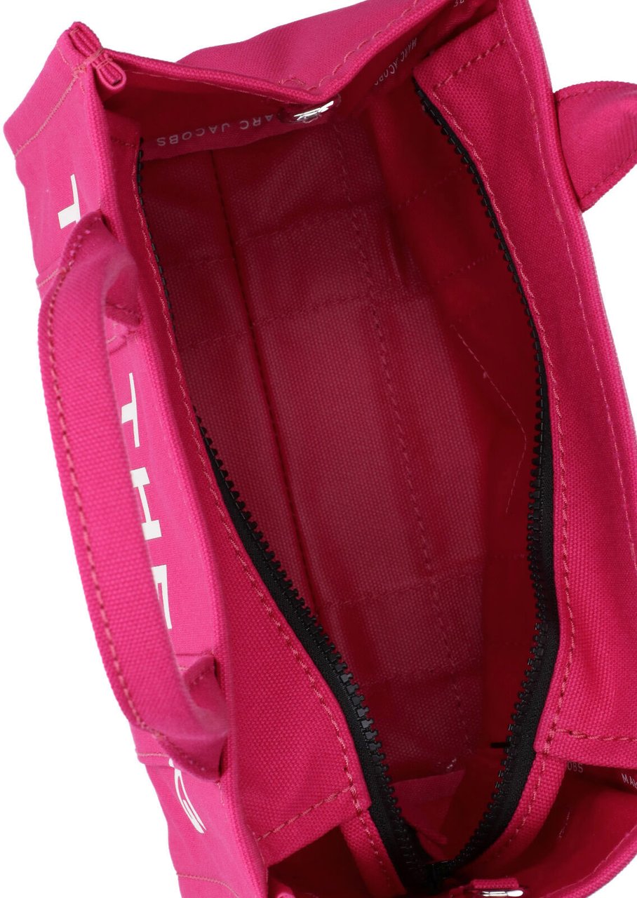 Marc Jacobs Fuchsia Small Cotton Tote Bag Roze