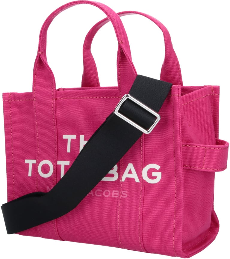 Marc Jacobs Fuchsia Small Cotton Tote Bag Roze
