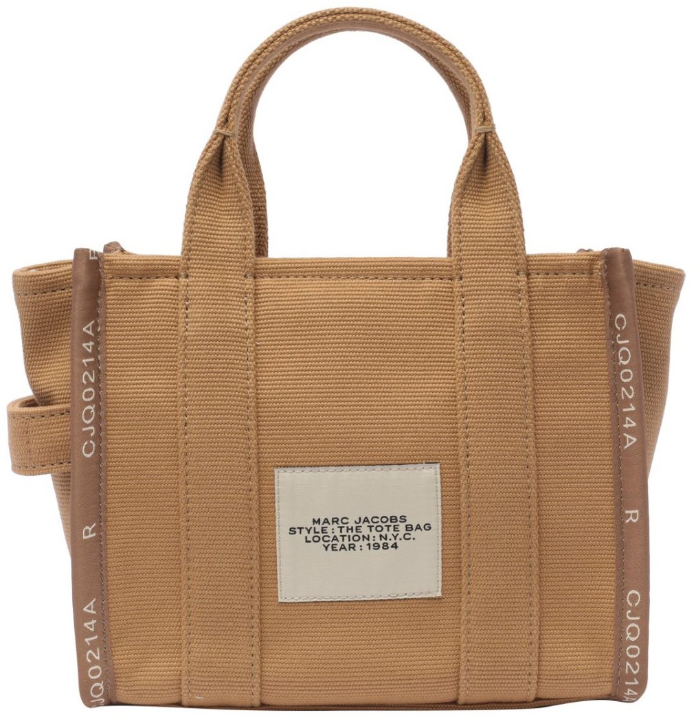 Marc Jacobs Structured Brown Handbag With Classic Design Bruin