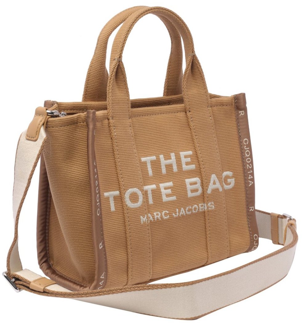 Marc Jacobs Structured Brown Handbag With Classic Design Bruin