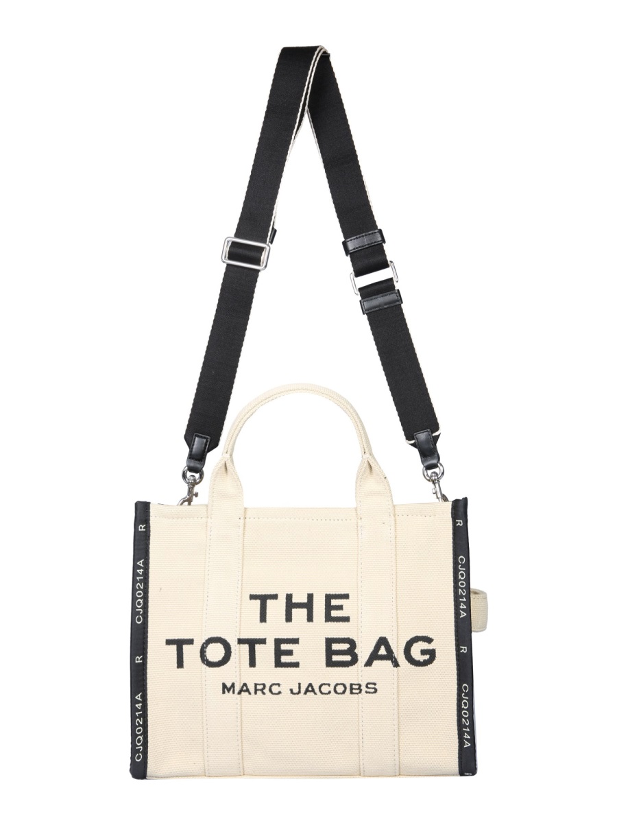 Marc Jacobs The Tote Medium Cotton-Blend Bag Neutraal