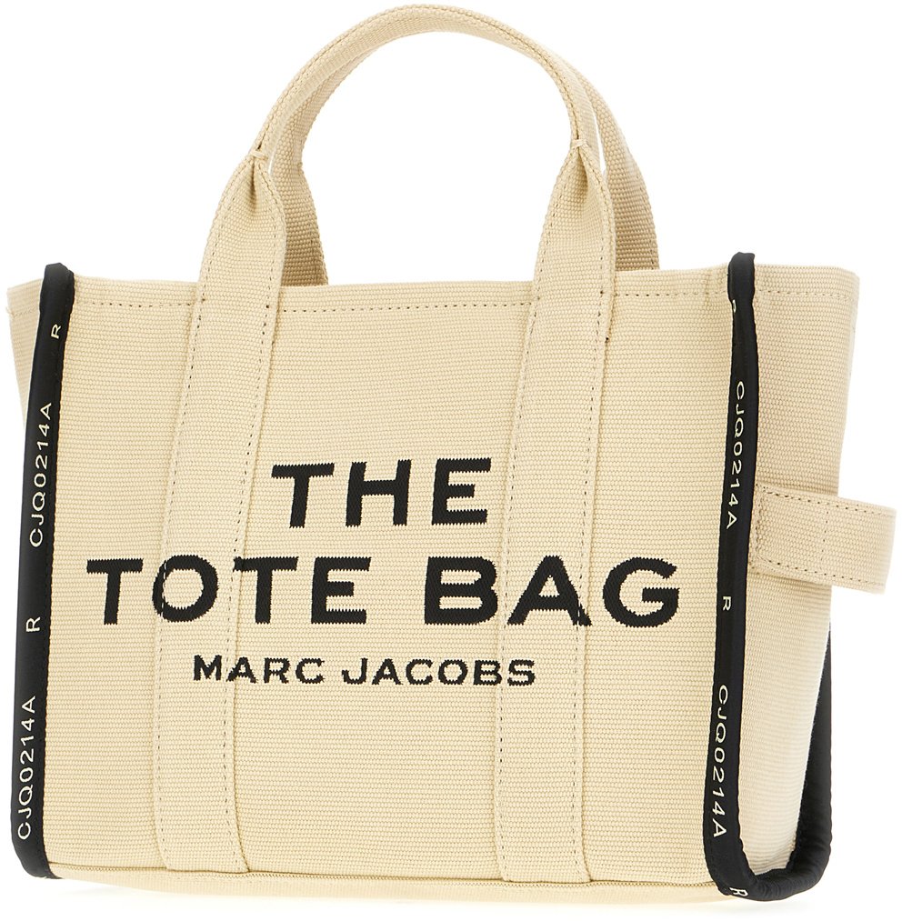 Marc Jacobs Marc Jacobs Sand canvas medium Tote handbag Neutraal