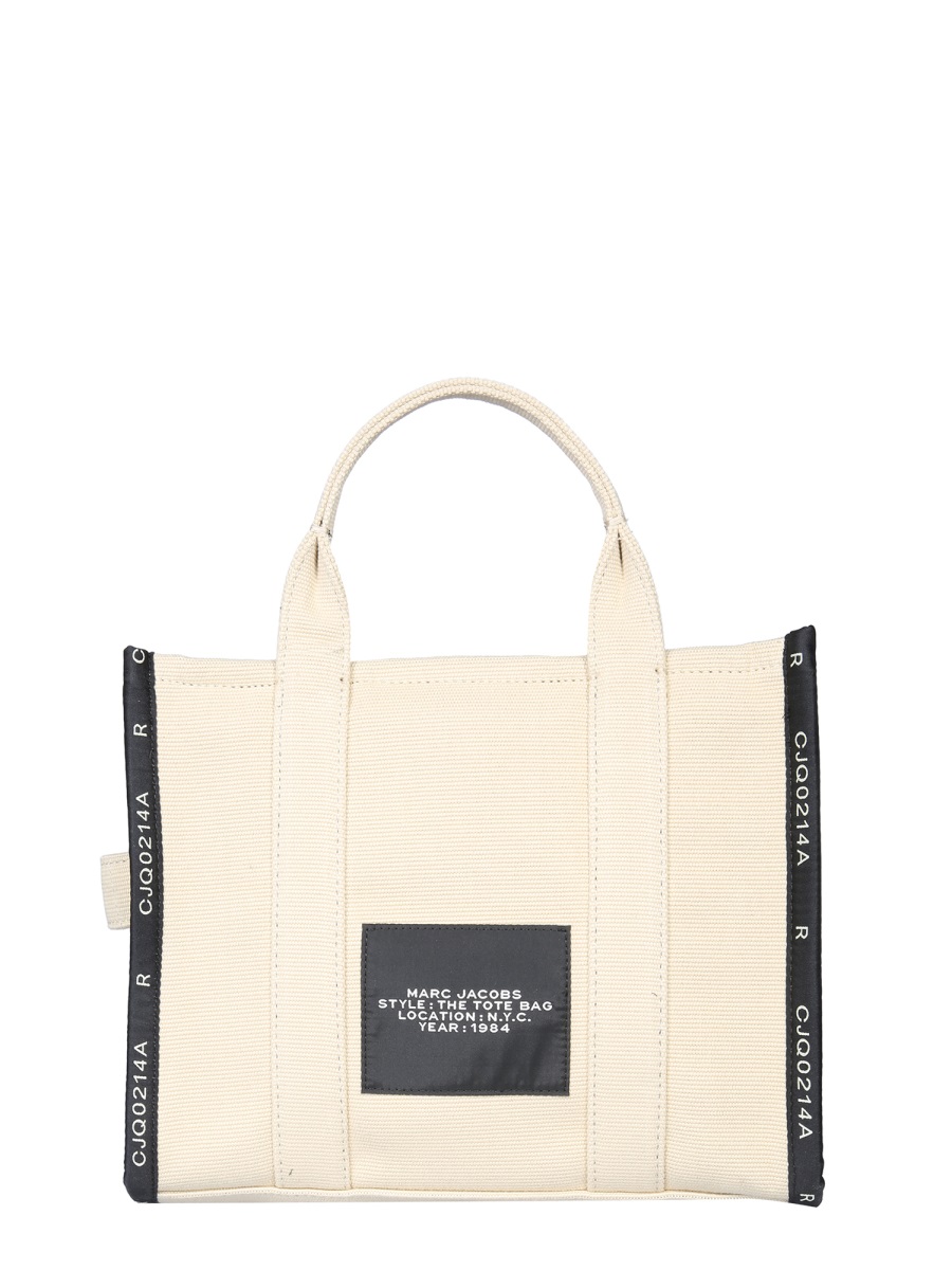 Marc Jacobs The Tote Medium Cotton-Blend Bag Neutraal