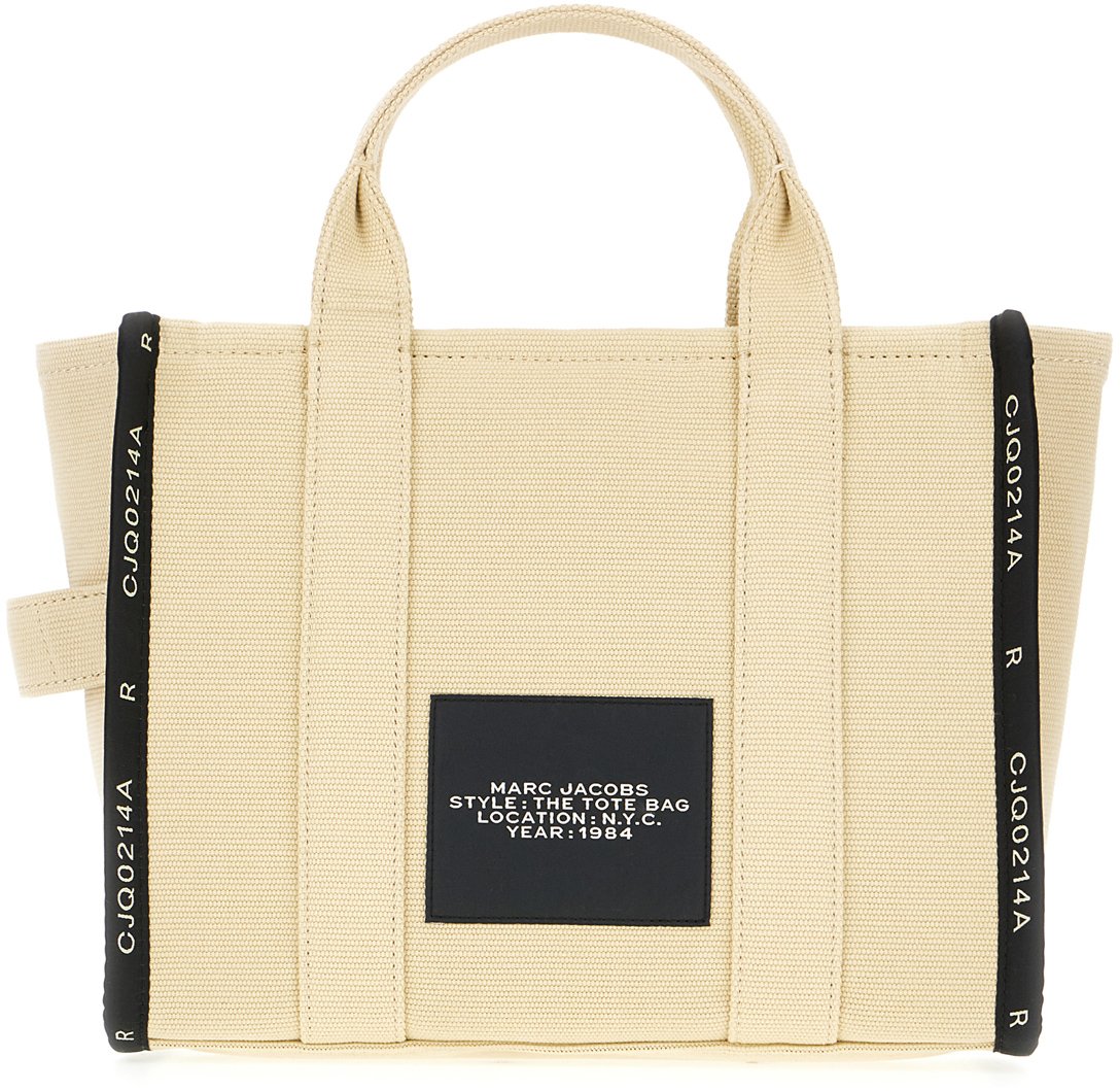 Marc Jacobs Marc Jacobs Sand canvas medium Tote handbag Neutraal