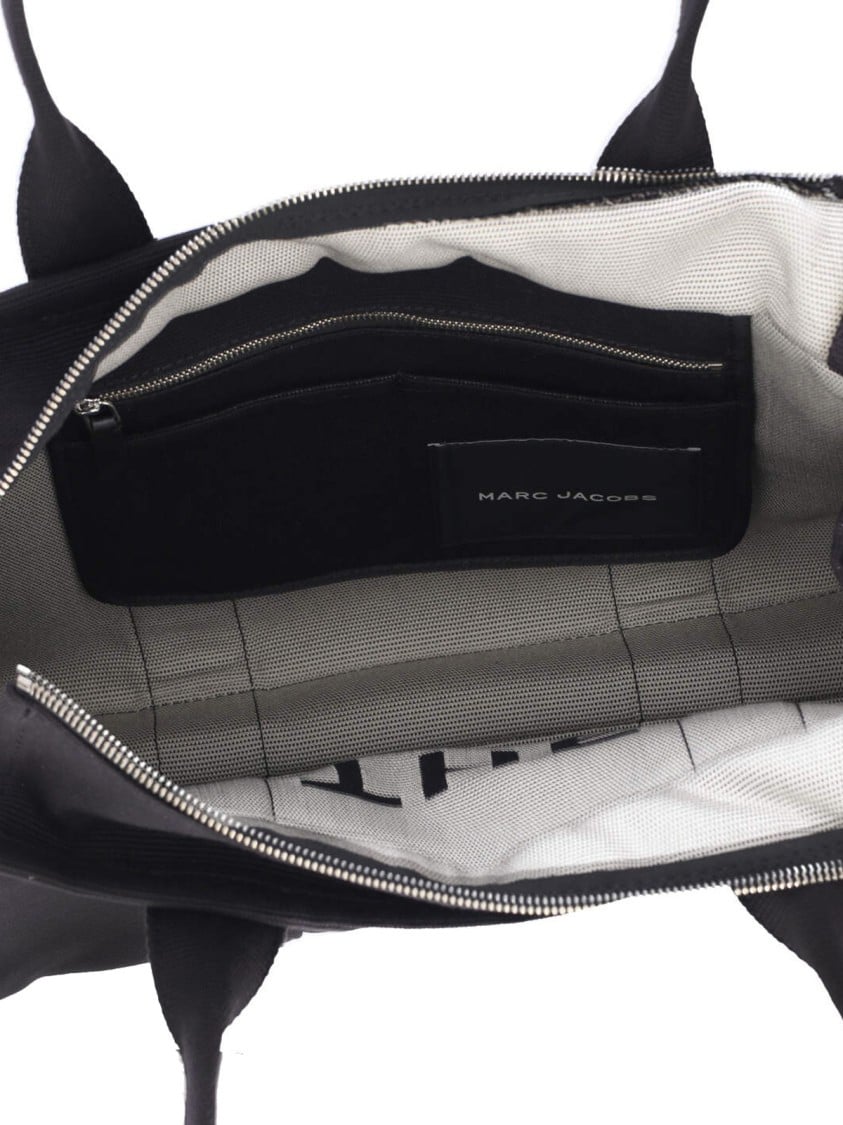 Marc Jacobs Large Tote Bag "The Jacquard Tote" – Black Zwart