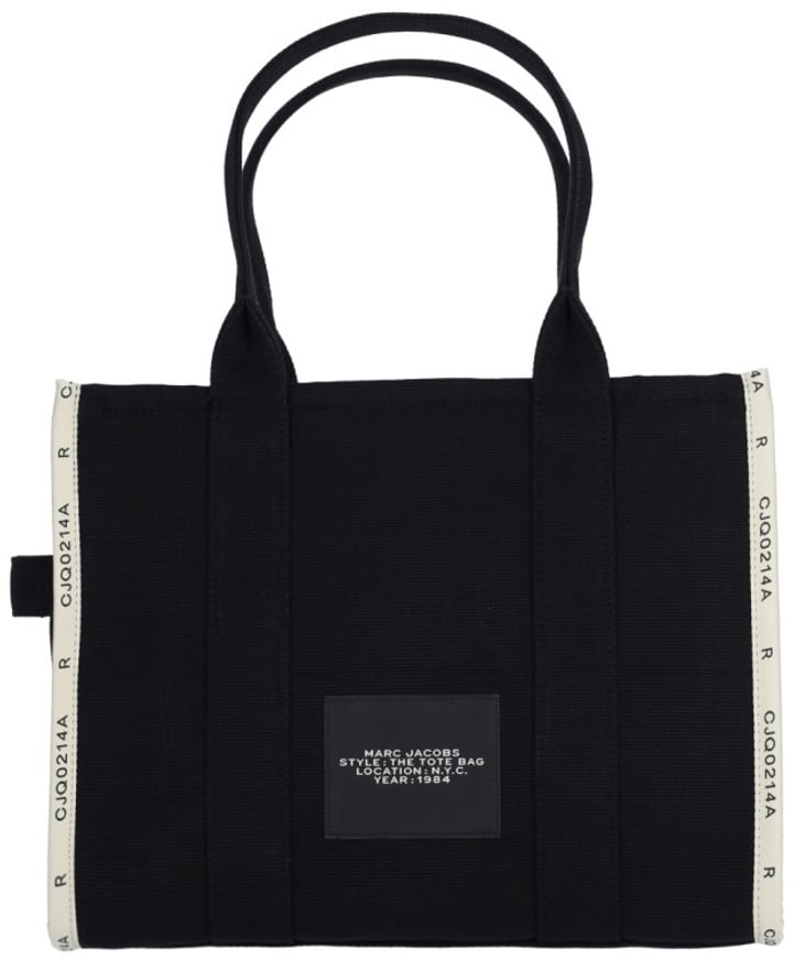 Marc Jacobs Large Tote Bag "The Jacquard Tote" – Black Zwart