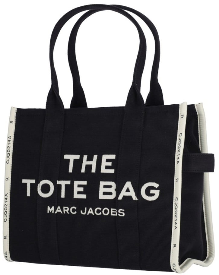 Marc Jacobs Large Tote Bag "The Jacquard Tote" – Black Zwart