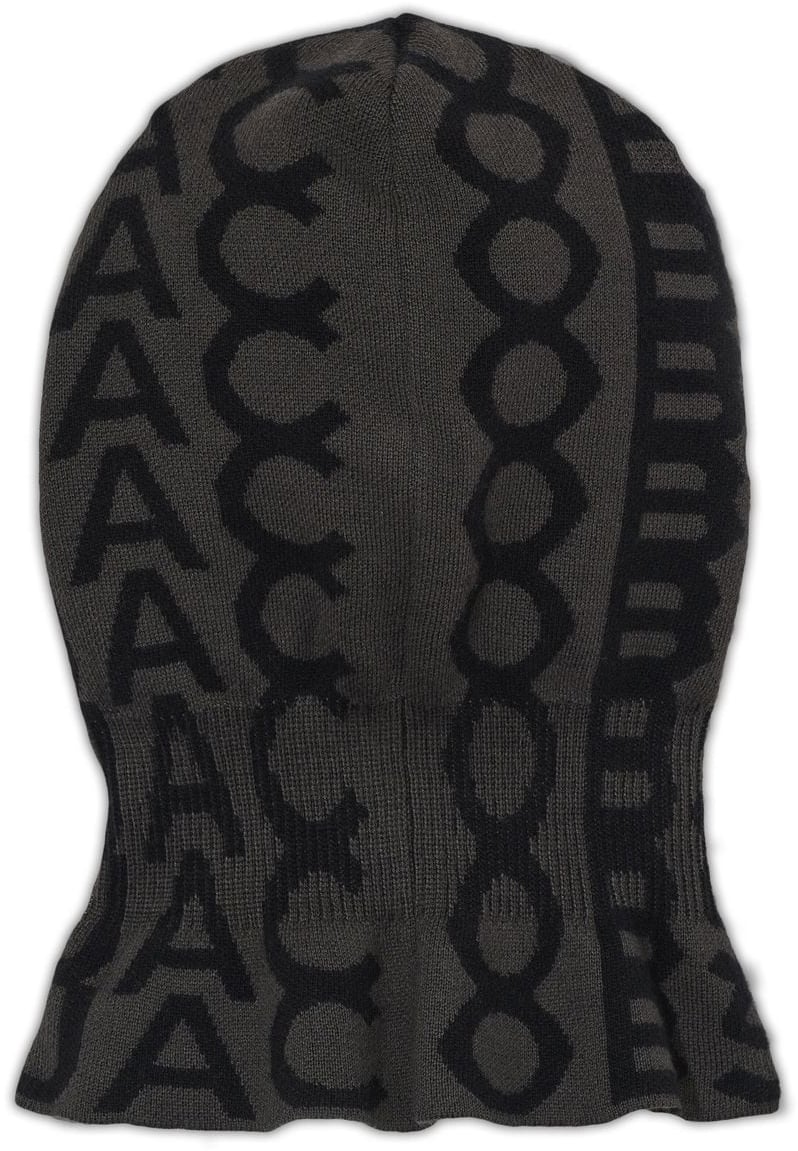 Marc Jacobs The Monogram Balaclava Grijs