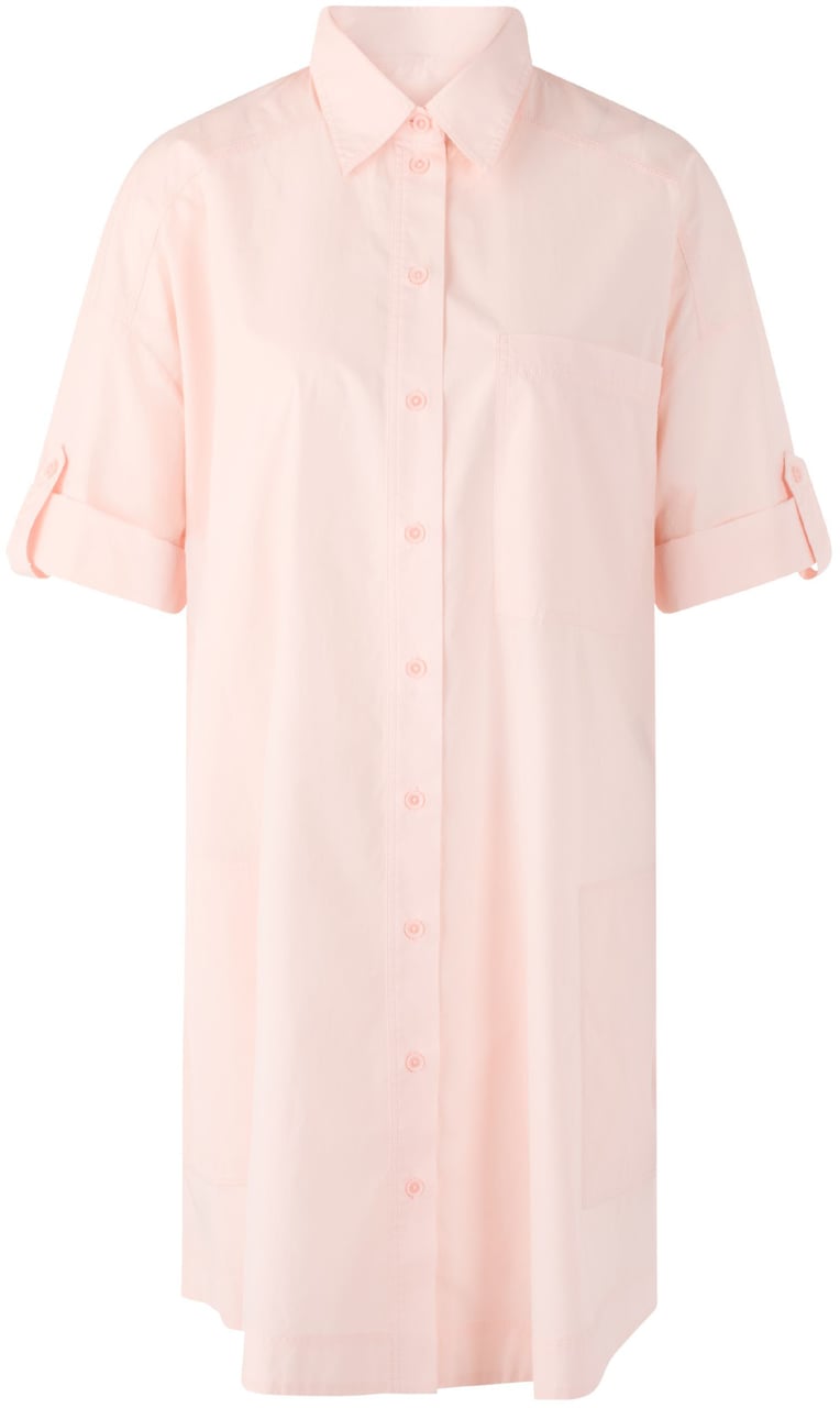 Marc Cain Marccain Hemdblusenkleid "rethink Together"  Lichtroze As 21.29 W80 Roze