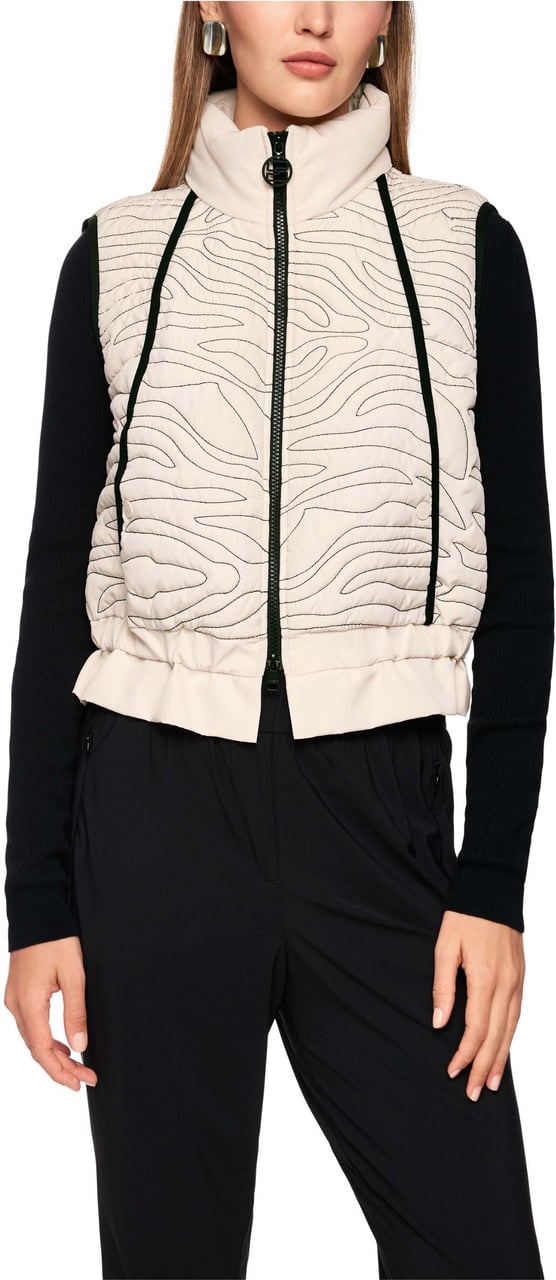 Marc Cain Marccain  Bodywarmers Beige As 37.01 W18 Beige