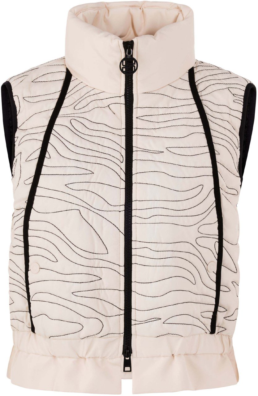 Marc Cain Marccain  Bodywarmers Beige As 37.01 W18 Beige