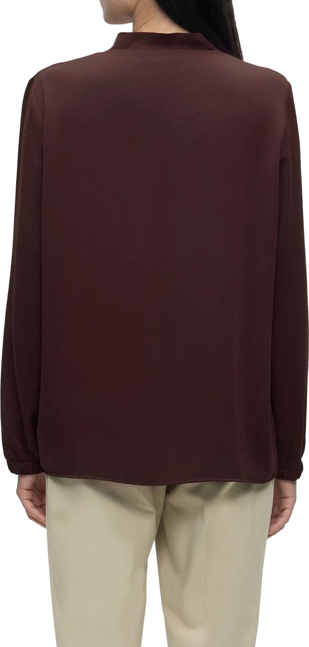 Marc Cain Marccain Blouse Blouses Bordeaux Ba 51.03 W39 Rood