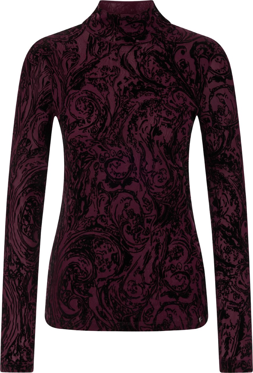 Marc Cain Marccain T-shirt T-shirts Bordeaux Bc 48.12 J36 Rood