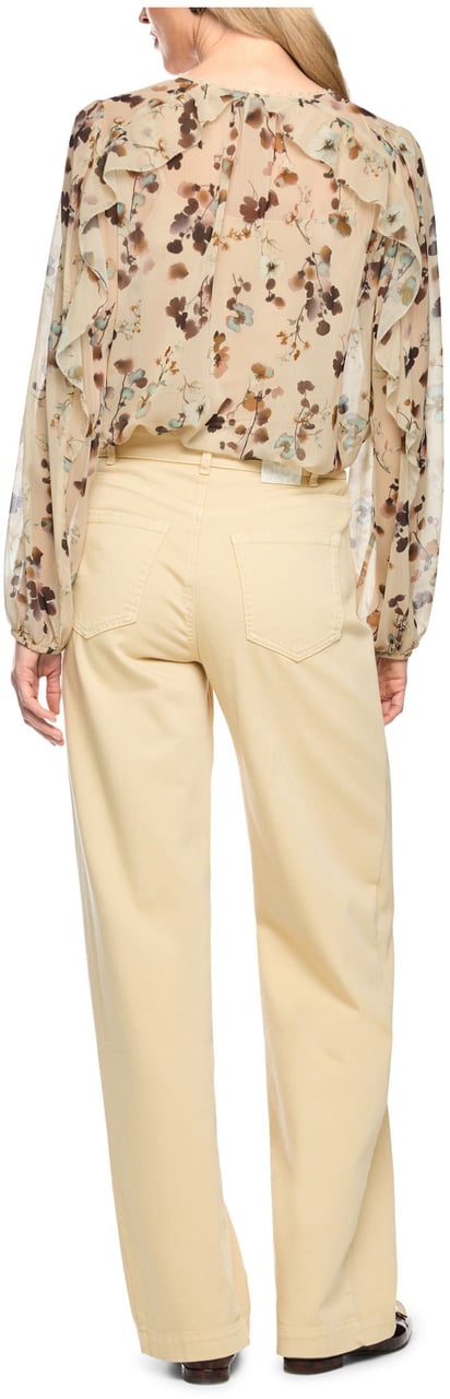 Marc Cain Marccain Blouse Blouses Creme Bc 51.08 W54 Beige