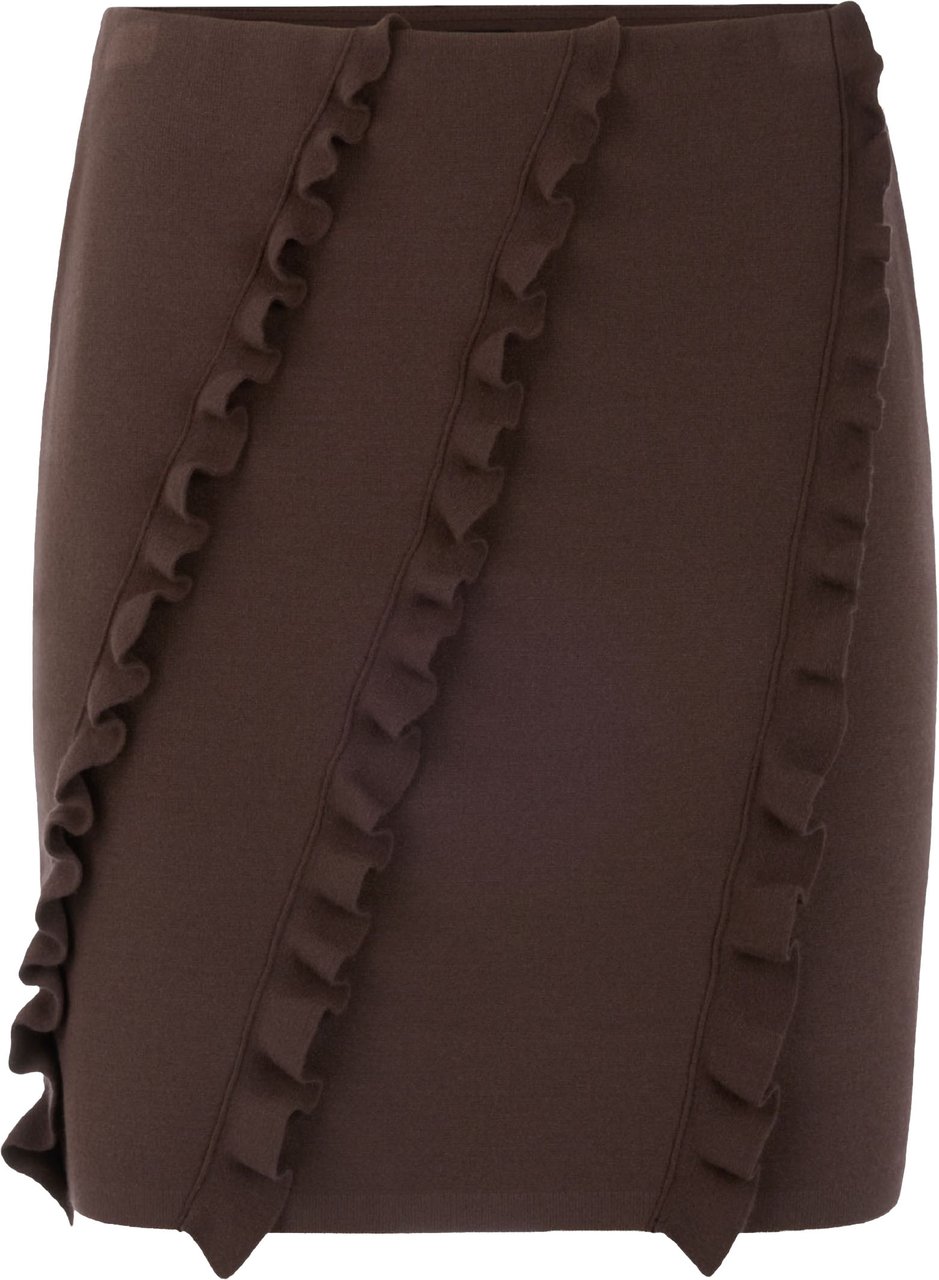 Marc Cain Marccain Rok Rokken Donkerbruin Bc 71.15 M23 Bruin