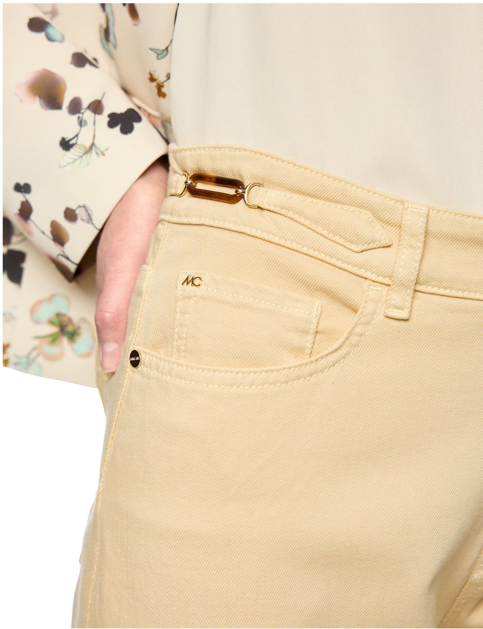 Marc Cain Marccain Jeans Jeans Creme Bc 82.24 D03 Beige