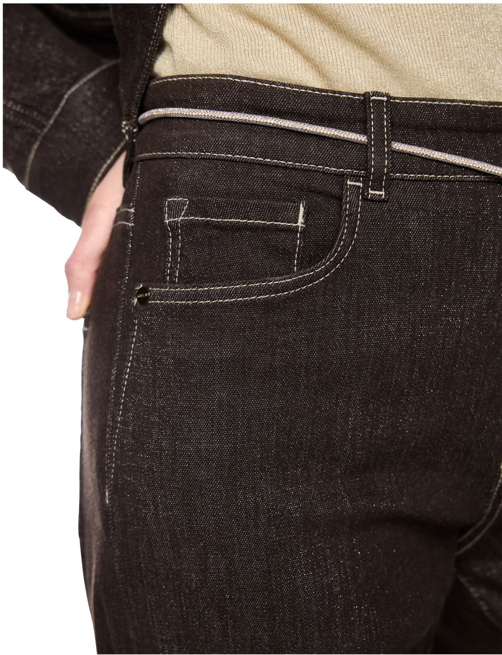 Marc Cain Marccain Jeans Jeans Donkerbruin Bc 82.25 D09 Bruin