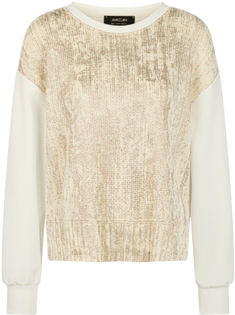 Marc Cain Marccain Trui Truien Goud Bs 41.20 M02 Goud