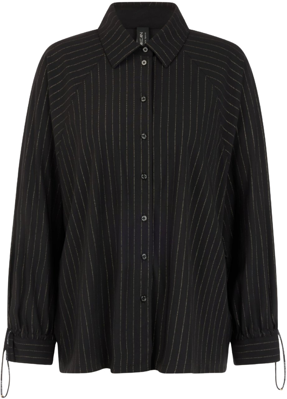 Marc Cain Marccain Blouse Blouses Zwart Bs 51.04 J41 Zwart