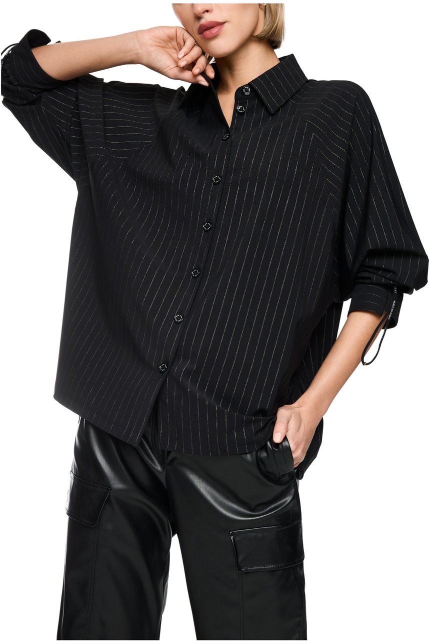 Marc Cain Marccain Blouse Blouses Zwart Bs 51.04 J41 Zwart