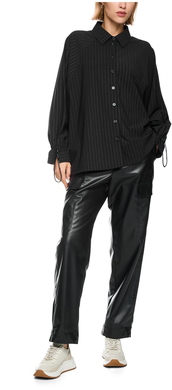 Marc Cain Marccain Blouse Blouses Zwart Bs 51.04 J41 Zwart