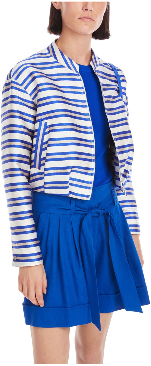Marc Cain Marccain  Jackets Blauw Yc 31.14 W78 Blauw