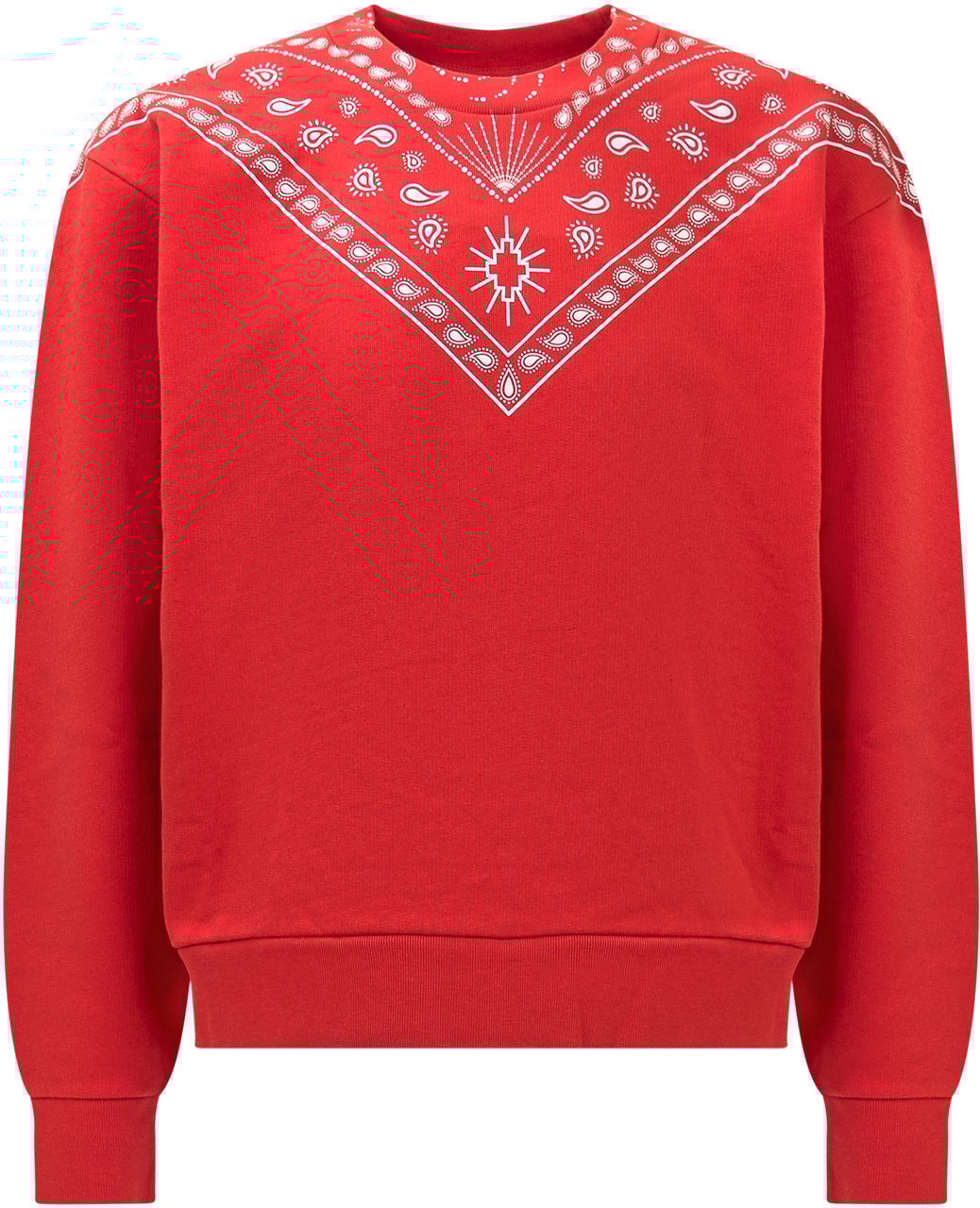 Marcelo Burlon Felpa Bandana Oranje