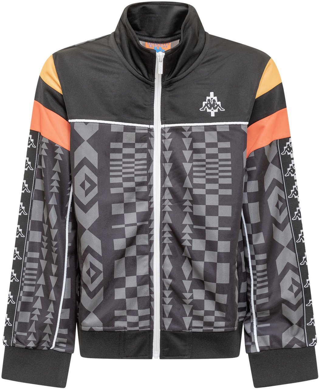 Marcelo Burlon Marcelo Burlon x Kappa Felpa con Zip Zwart