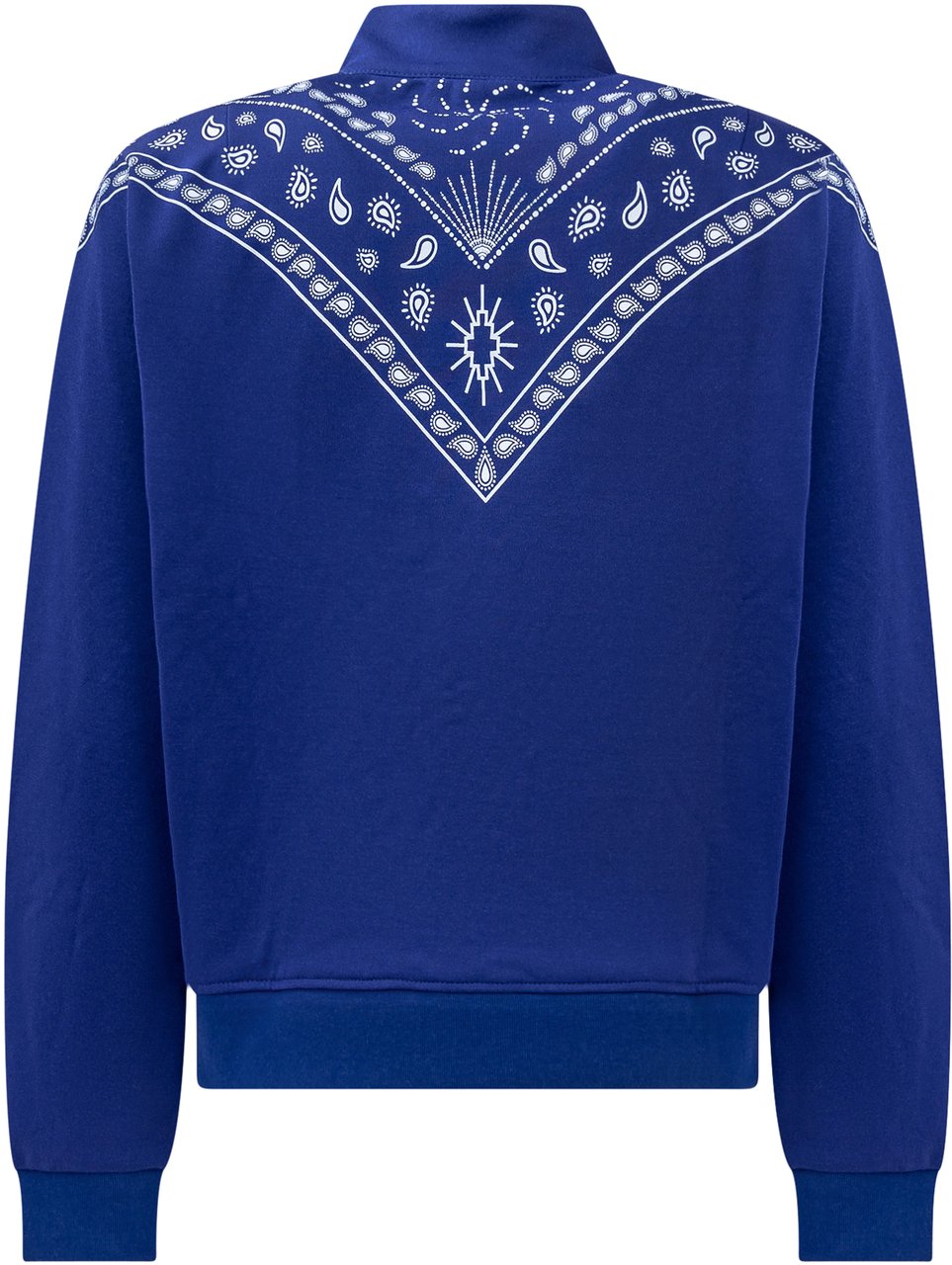 Marcelo Burlon Felpa Bandana Blauw