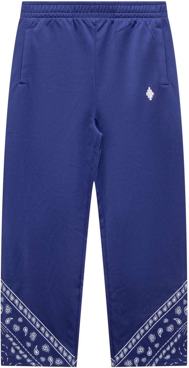 Marcelo Burlon Pantaloni Bandana Blauw
